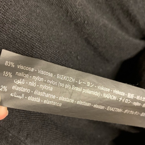 Zara Knit Black Cardigan with Gold Buttons - Picture 9 of 9